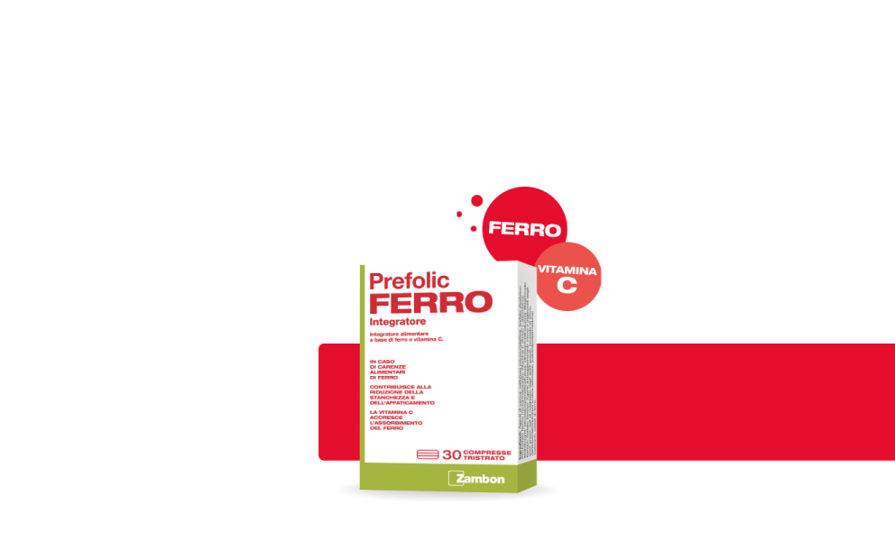 Box prodotto Prefolic Ferro con nuova grafica